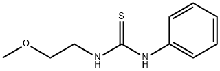 3-(2-Methoxyethyl)-1-phenylthiourea Struktur