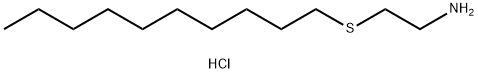 2-癸硫基乙胺盐酸盐, 36362-09-1, 结构式