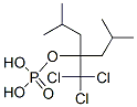 Phosphoric acid bis(2-methylpropyl)2,2,2-trichloroethyl ester 结构式