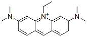 3,6-Bis(dimethylamino)-10-ethylacridinium Structure