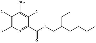 2-ethylhexyl 4-amino-3,5,6-trichloro-pyridine-2-carboxylate, 36374-99-9, 结构式