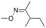 N-Methoxy-3-methylpentane-2-imine 结构式