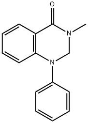 2,3-Dihydro-3-methyl-1-phenylquinazolin-4(1H)-one Structure
