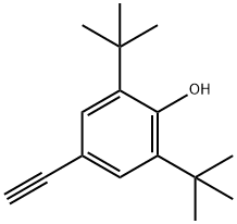 2,6-ジtert-ブチル-4-エチニルフェノール 化学構造式
