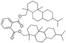 二[(1,4A-二甲基-7-丙-2-基-2,3,4,4B,5,6,7,8,8A,9,10,10A-十二氢菲-1-基)甲基]苯-1,2-二羧酸酯 结构式