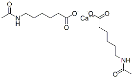 calcium 6-acetamidohexanoate Struktur