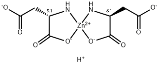 L-天门冬氨酸锌, 36393-20-1, 结构式