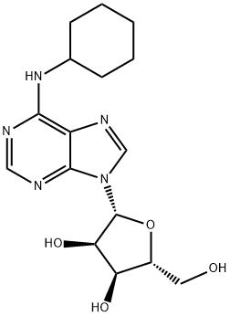 N-シクロヘキシルアデノシン 化学構造式