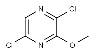 2,5-Dichloro-3-methoxypyrazine Struktur