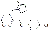 2-(p-Chlorophenyloxy)-N-(2-hydroxyethyl)-N-[(3-methylnorbornan-2-yl)methyl]acetamide|