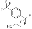 1-[2,5-BIS(TRIFLUOROMETHYL)PHENYL]ETHAN-1-OL 化学構造式