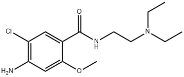 甲氧氯普胺,364-62-5,结构式