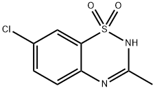 DIAZOXIDE Struktur