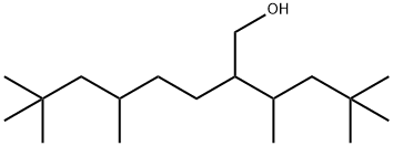 2-(4,4-二甲基戊烷-2-基)-5,7,7-三甲基-辛烷-1-醇,36400-98-3,结构式