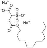 ラウリルスルホこはく酸1,4-ジナトリウム 化学構造式