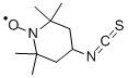 4-ISOTHIOCYANATO-2,2,6,6-TETRAMETHYLPIPERIDINE 1-OXYL Struktur