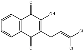 dichloroallyl lawsone 结构式