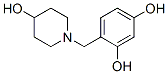 1,3-Benzenediol, 4-[(4-hydroxy-1-piperidinyl)methyl]- (9CI)|