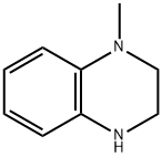 1-メチル-1,2,3,4-テトラヒドロキノキサリン 化学構造式