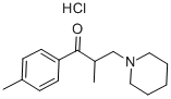 トルペリゾン 塩酸塩 化学構造式