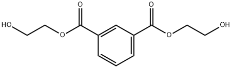 1,3-苯二羧酸1,3-双(2-羟乙基)酯, 3644-99-3, 结构式