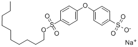 SODIUM DECYL DIPHENYL ETHER DISULFONATE Structure