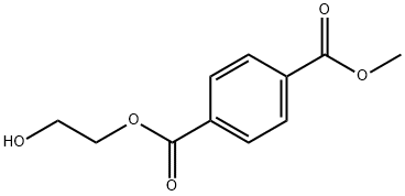 テレフタル酸  2-ヒドロキシエチル メチル 化学構造式