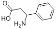 DL(±)-3-氨基-3-苯基-丙酸,3646-50-2,结构式