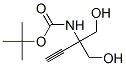 Carbamic acid, [1,1-bis(hydroxymethyl)-2-propynyl]-, 1,1-dimethylethyl ester Structure