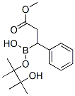 2-Methoxycarbonyl-1-phenylethylboronic acid pinacol ester Structure
