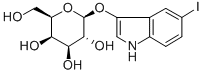 5-碘-3-吲哚基-Β-D-吡喃半乳糖苷, 36473-36-6, 结构式