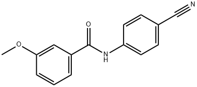 Benzamide, N-(4-cyanophenyl)-3-methoxy- (9CI) Structure