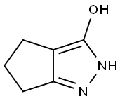 2,4,5,6-TETRAHYDRO-CYCLOPENTAPYRAZOL-3-OL Structure