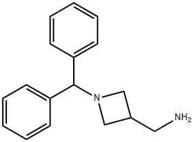 (1-BENZHYDRYLAZETIDIN-3-YL) METHANAMINE Structure