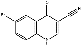 6-Bromo-4-hydroxyquinoline-3- carbonitrile Structure