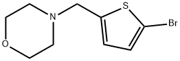 4-[(5-bromothien-2-yl)methyl]morpholine 结构式