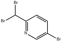5-溴-2-(二溴甲基)吡啶 结构式