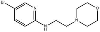 5-Bromo-N-[2-(4-morpholinyl)ethyl]-2-pyridinamine Structure