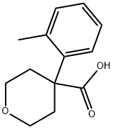 4-O-TOLYL-TETRAHYDRO-PYRAN-4-CARBOXYLIC ACID Struktur