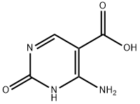 2-羟基-4-氨基嘧啶-5-羧酸, 3650-93-9, 结构式