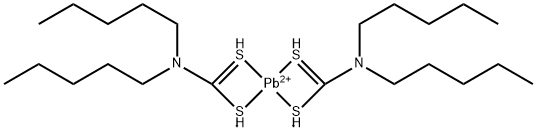 LEAD DIAMYLDITHIOCARBAMATE Structure