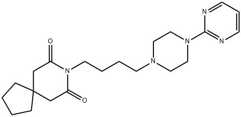 丁螺环酮, 36505-84-7, 结构式