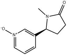1-methyl-5-(1-oxidopyridin-5-yl)-pyrrolidin-2-one Structure