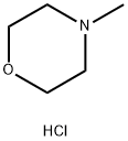 N-メチルモルホリン塩酸塩 化学構造式