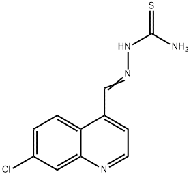 7-Chloro-4-quinolinecarbaldehyde thiosemicarbazone 结构式
