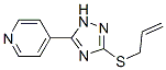 4-[3-(Allylthio)-1H-1,2,4-triazol-5-yl]pyridine 结构式