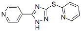 4-[5-(2-Pyridylthio)-2H-1,2,4-triazol-3-yl]pyridine Struktur