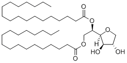 山梨坦二硬脂酸酯, 36521-89-8, 结构式