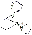 9-Phenyl-2-(1-pyrrolidinyl)bicyclo[3.3.1]nonan-9-ol Structure
