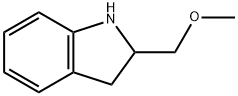 2-(甲氧基甲基)二氢吲哚, 365250-59-5, 结构式